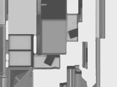 Metal Structures For Gaming Location low-poly models Low-poly 3D model