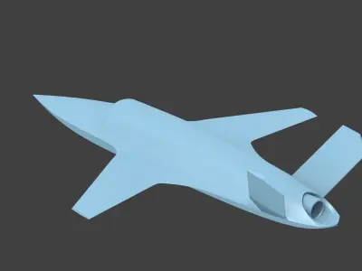 XQ-58a 3D print model