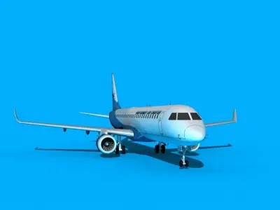 Embraer Emb-190 Montgomery Air Charter 3D model