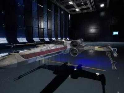 Star Wars X-Wing Fighter Jet 3D model