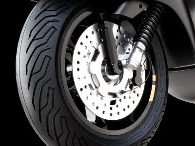vespa gtv 300 3D model