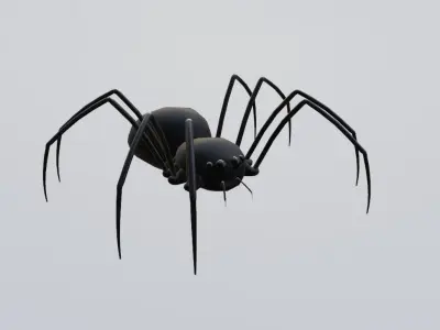 Spider - Aranha Low-poly 3D model