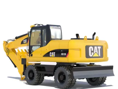 Wheel Excavator Cat 315D 3D model