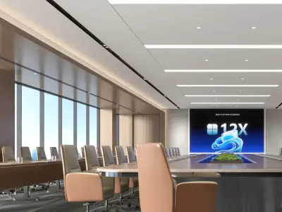 Interior scene conference room 3D model