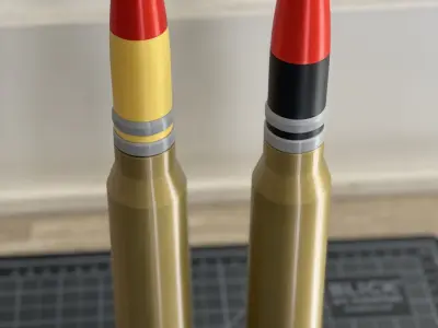 A10 Thunderbolt GAU-8 PGU14 API and PGU13 HEI 30mm x 173mm 3D print model