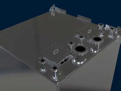 Chemical tanks module-a Free 3D model