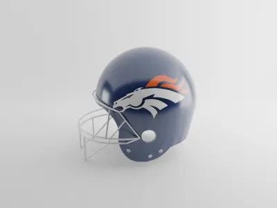 Denver broncos helmet 3D model