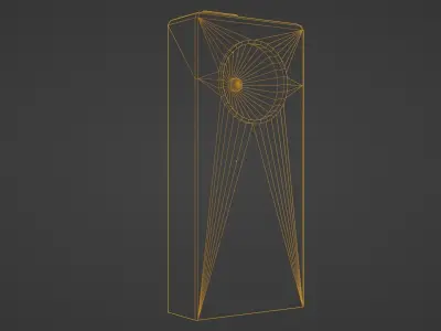 Stylized Flashlight PBR low-poly game ready Low-poly 3D model