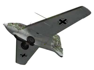 Messerschmitt Me163 Komet 3D model purchase