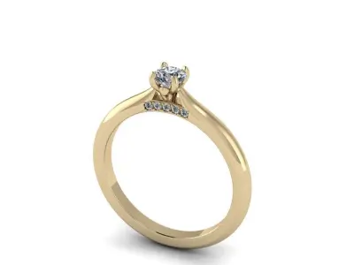 Diamond Jewelry Ring 8 3D print model purchase
