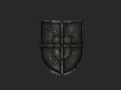 Shield 3D model buy