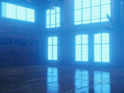 industrial building 3D model purchase