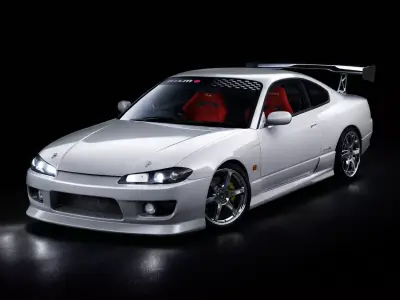 Nissan Silvia spec-R S15 Tuned 3D model