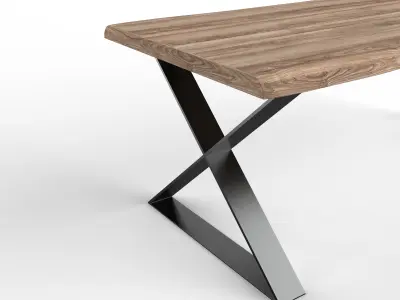 Dining table 3D model purchase