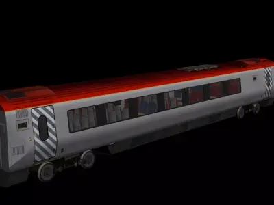 Voyager 220 Train 3D model