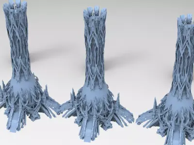 Nightshade prism tower 4 3D model