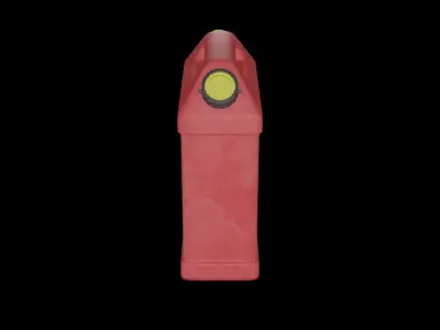 Rectangular Gas Can Low-poly 3D model