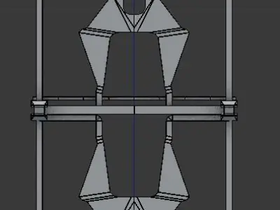 Warehouse Shelfs Free low-poly 3D model