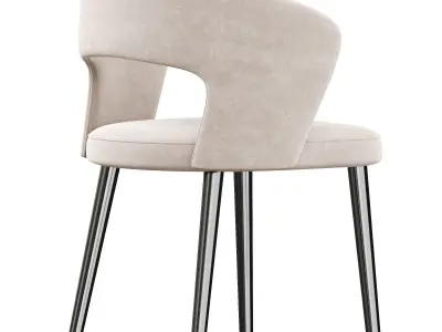 Modern dining chair 3D model shop