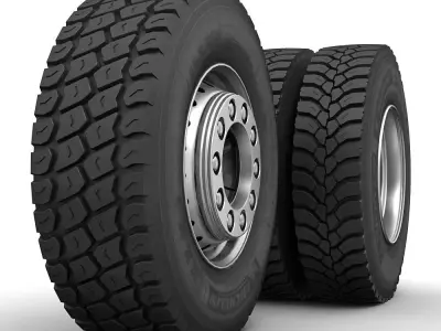 Truck Wheels Off-Road 3D model