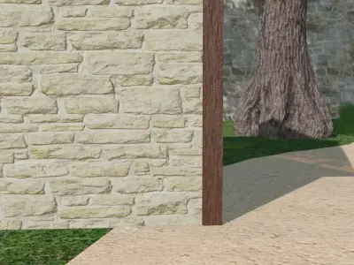 Ancient Walled Settlement Model 3D model