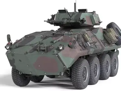 Light Armored Vehicle LAV25 Free low-poly 3D model