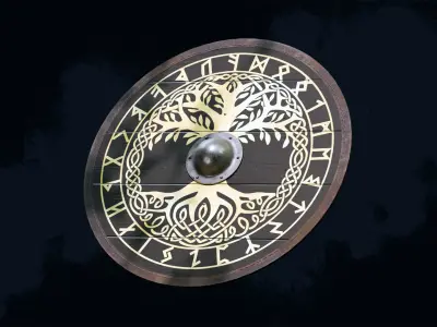 Viking Shield 3 - New and bloody 3D Model Pack