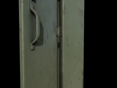 Locker 02 3D model