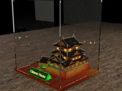 Chinese ancient house  3D model order