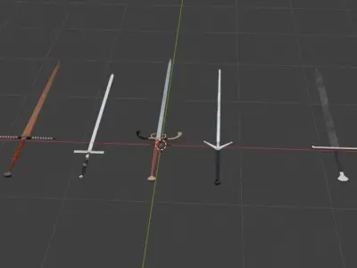 Swords Free 3D model