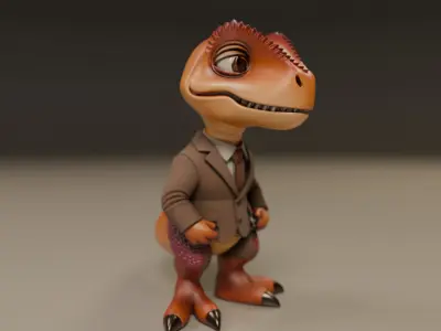 dinosaur 3D print model 8