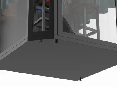  Compact Karaoke Booth Rigged for Cinema 4D 