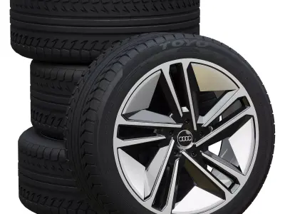 Audi wheels 3D model