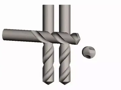 Drill bits Free 3D model