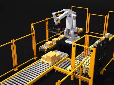 Palletising Cell 3D model