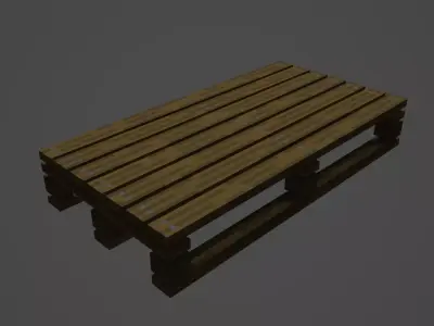 Pallet wooden 3D model buy