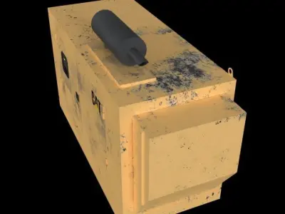 Generator Industrial Free low-poly 3D model