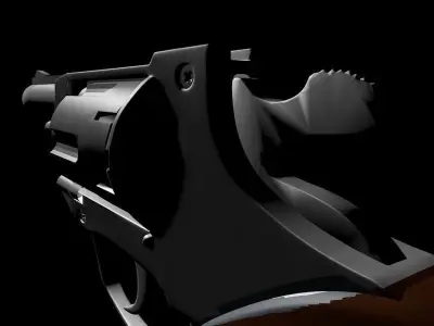 cowboy pistol 3D model