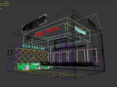 Exhibition - Area -10X7-3DMAX2009-037 3D model