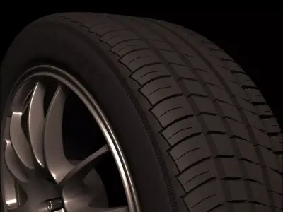BFGoodrich Car Tire 3D model