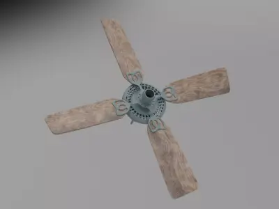 ceiling fan 3D model 3D model