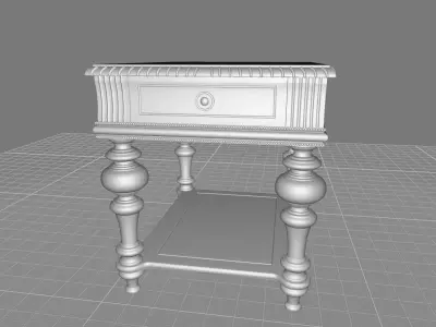 Gully End Table  3D model
