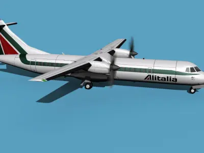 ATR  ATR-72-600 Alitalia 3D model