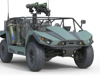 LSV MK II v101 Undrivile Low-poly 3D model