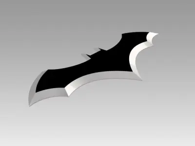 batman logo 3D model