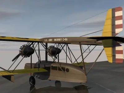 Sikorsky S-38 or C-6A 3D model