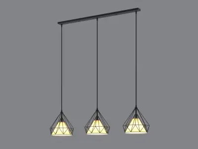 Light Lamp 4 Industrial 3D model