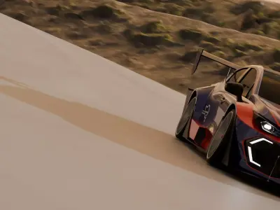 Renault Clio VI Rigged Low-poly 3D model