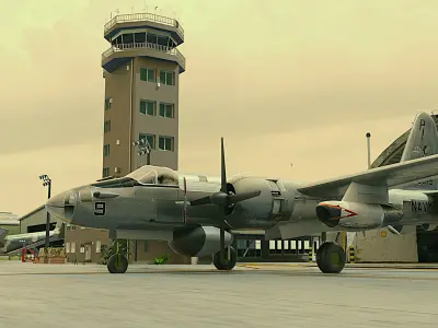 Military Air Base Free 3D model
