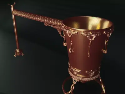 holy bible cup mizrak 3D print model